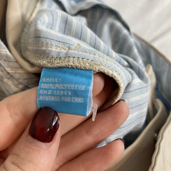 J McLaughlin Men's Beige Chino Shorts 10" Size 40 Resort Basics Khakis Casual - Picture 4 of 13